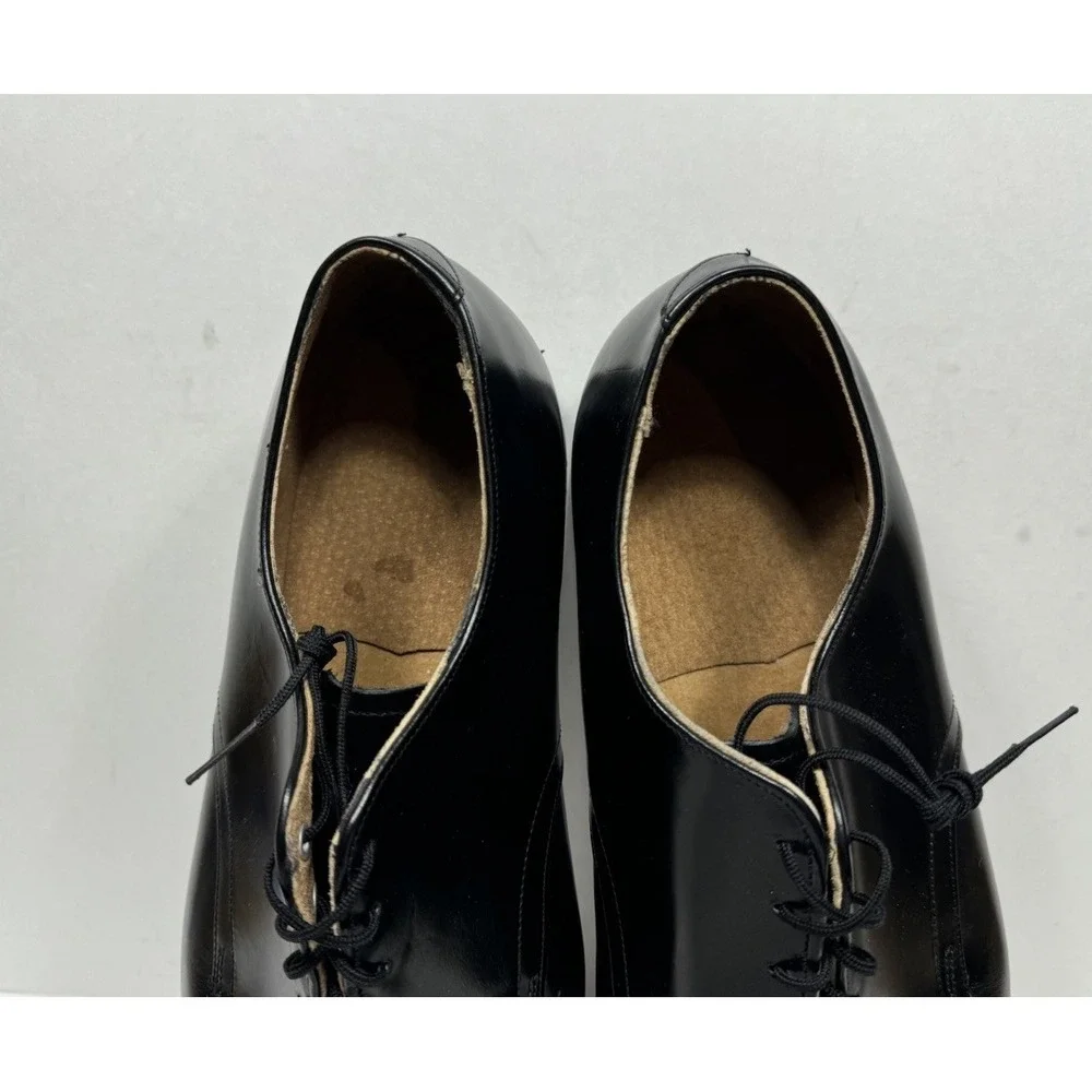 Vintage 1983 Thurmont Black Military Dress‎ Oxford Shoes Men's Size 10.5 XW